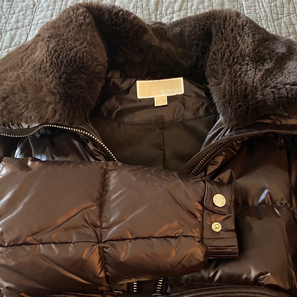 MICHAEL Michael Kors Brown Puffer Jacket